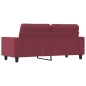 vidaXL 2-Sitzer-Sofa Weinrot 140 cm Stoff vidaXL 2-Sitzer-Sofa Weinrot 140 cm Stoff