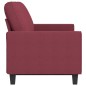 vidaXL 3-Sitzer-Sofa Weinrot 180 cm Stoff vidaXL 3-Sitzer-Sofa Weinrot 180 cm Stoff