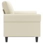 vidaXL 2-Sitzer-Sofa Creme 120 cm Kunstleder vidaXL 2-Sitzer-Sofa Creme 120 cm Kunstleder
