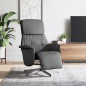 vidaXL Relaxsessel mit Fußteil Dunkelgrau Stoff vidaXL Relaxsessel mit Fußteil Dunkelgrau Stoff