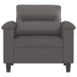 vidaXL Sessel Grau 60 cm Kunstleder vidaXL Sessel Grau 60 cm Kunstleder