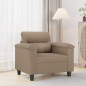 vidaXL Sessel Cappuccino-Braun 60 cm Kunstleder vidaXL Sessel Cappuccino-Braun 60 cm Kunstleder