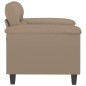 vidaXL Sessel Cappuccino-Braun 60 cm Kunstleder vidaXL Sessel Cappuccino-Braun 60 cm Kunstleder