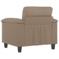 vidaXL Sessel Cappuccino-Braun 60 cm Kunstleder vidaXL Sessel Cappuccino-Braun 60 cm Kunstleder