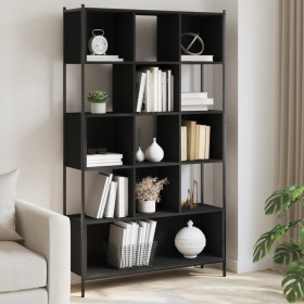vidaXL Bücherregal Schwarz 102x28x172 cm Holzwerkstoff