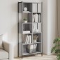 vidaXL Bücherregal Grau Sonoma 72x28x172 cm Holzwerkstoff vidaXL Bücherregal Grau Sonoma 72x28x172 cm Holzwerkstoff