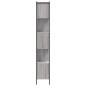 vidaXL Bücherregal Grau Sonoma 72x28x172 cm Holzwerkstoff vidaXL Bücherregal Grau Sonoma 72x28x172 cm Holzwerkstoff