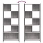 vidaXL Bücherregal Grau Sonoma 72x28x172 cm Holzwerkstoff vidaXL Bücherregal Grau Sonoma 72x28x172 cm Holzwerkstoff