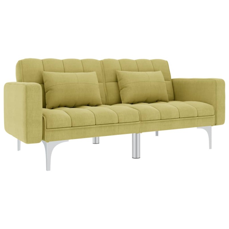 vidaXL Schlafsofa Grün Stoff vidaXL Schlafsofa Grün Stoff