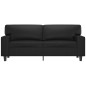 vidaXL 2-Sitzer-Sofa Schwarz 140 cm Kunstleder vidaXL 2-Sitzer-Sofa Schwarz 140 cm Kunstleder