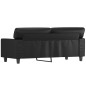 vidaXL 2-Sitzer-Sofa Schwarz 140 cm Kunstleder vidaXL 2-Sitzer-Sofa Schwarz 140 cm Kunstleder