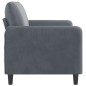 vidaXL 2-Sitzer-Sofa Dunkelgrau 140 cm Samt vidaXL 2-Sitzer-Sofa Dunkelgrau 140 cm Samt
