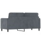 vidaXL 2-Sitzer-Sofa Dunkelgrau 140 cm Samt vidaXL 2-Sitzer-Sofa Dunkelgrau 140 cm Samt