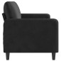 vidaXL 3-Sitzer-Sofa Schwarz 180 cm Samt vidaXL 3-Sitzer-Sofa Schwarz 180 cm Samt