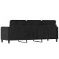 vidaXL 3-Sitzer-Sofa Schwarz 180 cm Samt vidaXL 3-Sitzer-Sofa Schwarz 180 cm Samt