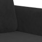 vidaXL 3-Sitzer-Sofa Schwarz 180 cm Samt vidaXL 3-Sitzer-Sofa Schwarz 180 cm Samt