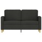 vidaXL 2-Sitzer-Sofa Schwarz 120 cm Stoff vidaXL 2-Sitzer-Sofa Schwarz 120 cm Stoff
