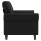 vidaXL 2-Sitzer-Sofa Schwarz 140 cm Kunstleder vidaXL 2-Sitzer-Sofa Schwarz 140 cm Kunstleder