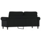 vidaXL 2-Sitzer-Sofa Schwarz 140 cm Kunstleder vidaXL 2-Sitzer-Sofa Schwarz 140 cm Kunstleder