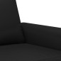vidaXL 2-Sitzer-Sofa Schwarz 140 cm Kunstleder vidaXL 2-Sitzer-Sofa Schwarz 140 cm Kunstleder