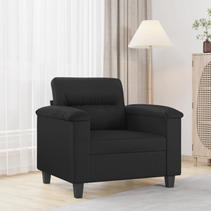 vidaXL Sessel Schwarz 60 cm Kunstleder vidaXL Sessel Schwarz 60 cm Kunstleder