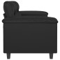 vidaXL 2-Sitzer-Sofa Schwarz 120 cm Kunstleder vidaXL 2-Sitzer-Sofa Schwarz 120 cm Kunstleder