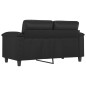 vidaXL 2-Sitzer-Sofa Schwarz 120 cm Kunstleder vidaXL 2-Sitzer-Sofa Schwarz 120 cm Kunstleder