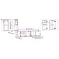 vidaXL 6-tlg. TV-Schrank-Set Grau Sonoma Holzwerkstoff vidaXL 6-tlg. TV-Schrank-Set Grau Sonoma Holzwerkstoff
