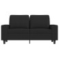 vidaXL 2-Sitzer-Sofa Schwarz 120 cm Stoff vidaXL 2-Sitzer-Sofa Schwarz 120 cm Stoff