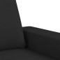 vidaXL 2-Sitzer-Sofa Schwarz 120 cm Stoff vidaXL 2-Sitzer-Sofa Schwarz 120 cm Stoff