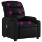 vidaXL Massagesessel Schwarz Kunstleder vidaXL Massagesessel Schwarz Kunstleder