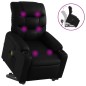vidaXL Massagesessel mit Aufstehhilfe Schwarz Kunstleder vidaXL Massagesessel mit Aufstehhilfe Schwarz Kunstleder