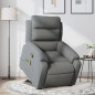 vidaXL Massagesessel mit Aufstehhilfe Dunkelgrau Stoff vidaXL Massagesessel mit Aufstehhilfe Dunkelgrau Stoff