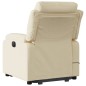 vidaXL Elektrischer Massagesessel mit Aufstehhilfe Creme Stoff vidaXL Elektrischer Massagesessel mit Aufstehhilfe Creme Stoff