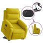 vidaXL Relaxsessel mit Aufstehhilfe Gelb Samt vidaXL Relaxsessel mit Aufstehhilfe Gelb Samt