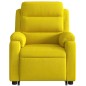 vidaXL Relaxsessel mit Aufstehhilfe Gelb Samt vidaXL Relaxsessel mit Aufstehhilfe Gelb Samt