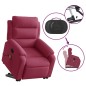 vidaXL Massagesessel mit Aufstehhilfe Weinrot Samt vidaXL Massagesessel mit Aufstehhilfe Weinrot Samt