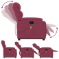 vidaXL Massagesessel mit Aufstehhilfe Weinrot Samt vidaXL Massagesessel mit Aufstehhilfe Weinrot Samt