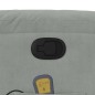 vidaXL Massagesessel mit Aufstehhilfe Hellgrau Samt vidaXL Massagesessel mit Aufstehhilfe Hellgrau Samt