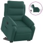vidaXL Relaxsessel mit Aufstehhilfe Elektrisch Dunkelgrün Stoff vidaXL Relaxsessel mit Aufstehhilfe Elektrisch Dunkelgrün Stoff