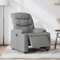 vidaXL Relaxsessel Elektrisch Hellgrau Stoff vidaXL Relaxsessel Elektrisch Hellgrau Stoff