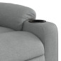 vidaXL Relaxsessel Elektrisch Hellgrau Stoff vidaXL Relaxsessel Elektrisch Hellgrau Stoff
