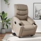 vidaXL Relaxsessel mit Aufstehhilfe Elektrisch Cappuccino Kunstleder vidaXL Relaxsessel mit Aufstehhilfe Elektrisch Cappuccino Kunstleder