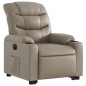 vidaXL Relaxsessel mit Aufstehhilfe Elektrisch Cappuccino Kunstleder vidaXL Relaxsessel mit Aufstehhilfe Elektrisch Cappuccino Kunstleder