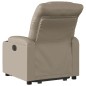 vidaXL Relaxsessel mit Aufstehhilfe Elektrisch Cappuccino Kunstleder vidaXL Relaxsessel mit Aufstehhilfe Elektrisch Cappuccino Kunstleder