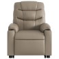 vidaXL Relaxsessel mit Aufstehhilfe Elektrisch Cappuccino Kunstleder vidaXL Relaxsessel mit Aufstehhilfe Elektrisch Cappuccino Kunstleder