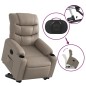 vidaXL Relaxsessel mit Aufstehhilfe Elektrisch Cappuccino Kunstleder vidaXL Relaxsessel mit Aufstehhilfe Elektrisch Cappuccino Kunstleder