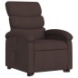 vidaXL Relaxsessel mit Aufstehhilfe Dunkelbraun Stoff vidaXL Relaxsessel mit Aufstehhilfe Dunkelbraun Stoff