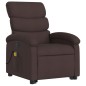 vidaXL Massagesessel mit Aufstehhilfe Dunkelbraun Stoff vidaXL Massagesessel mit Aufstehhilfe Dunkelbraun Stoff