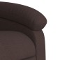 vidaXL Massagesessel mit Aufstehhilfe Dunkelbraun Stoff vidaXL Massagesessel mit Aufstehhilfe Dunkelbraun Stoff